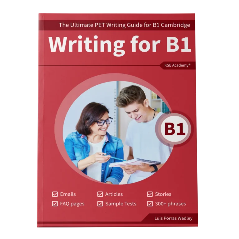 Libro Writing B1 Preliminary, de KSE Academy