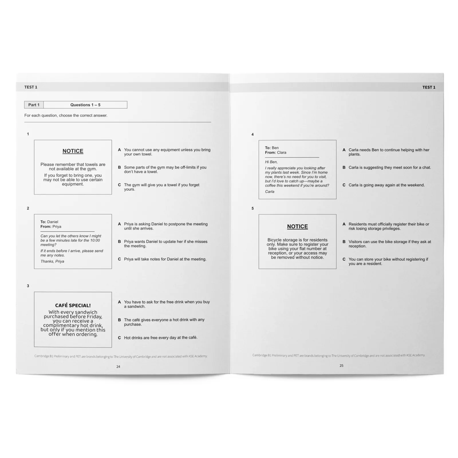 Reading B1: The Ultimate B1 Reading Guide & 10 B1 Reading Tests with Answers: imagen 3