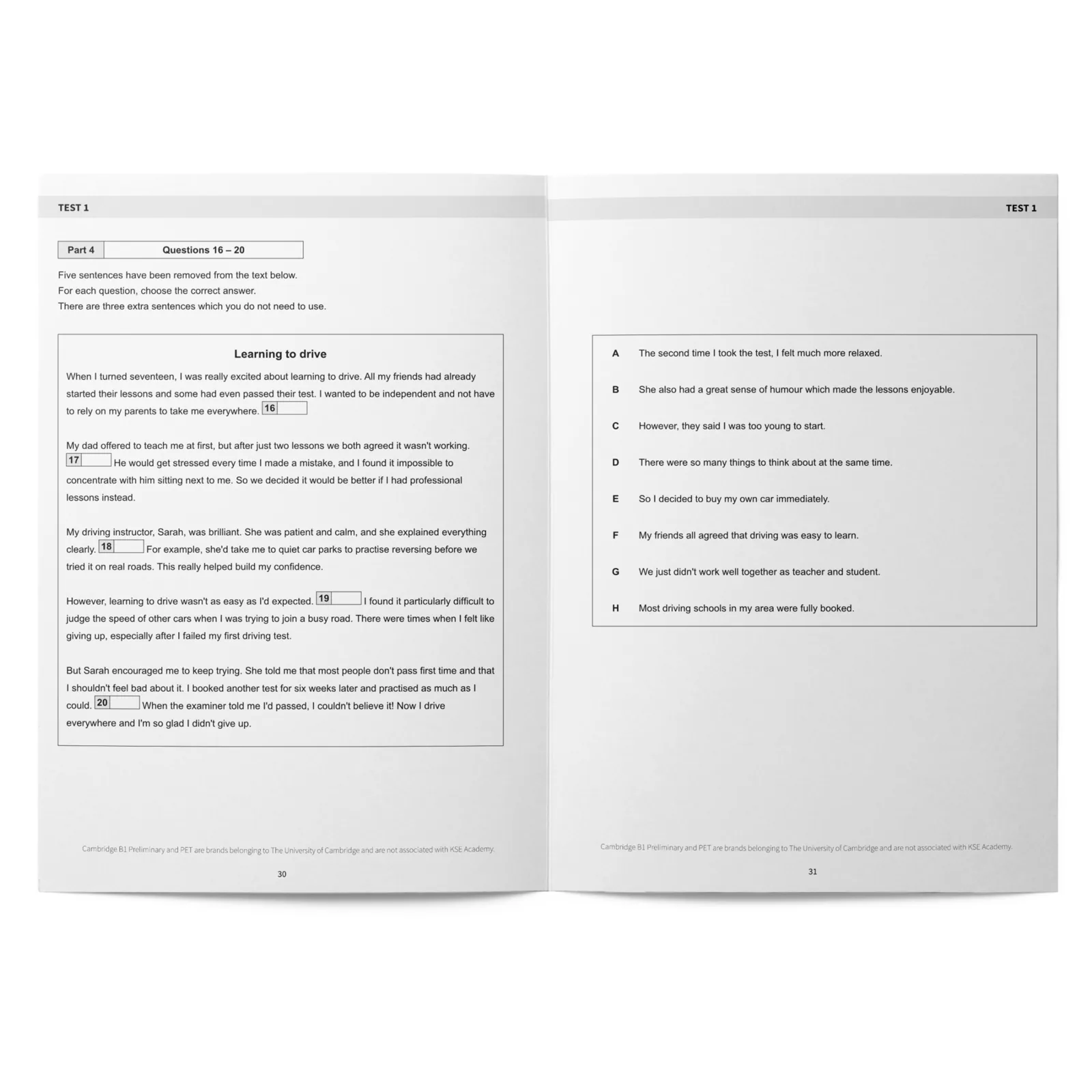 Reading B1: The Ultimate B1 Reading Guide & 10 B1 Reading Tests with Answers: imagen 6