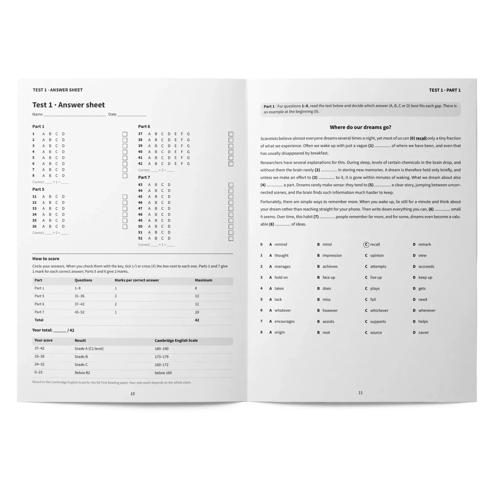 Reading B2: 10 Reading Tests for Cambridge B2 First (FCE): páginas interiores (2)