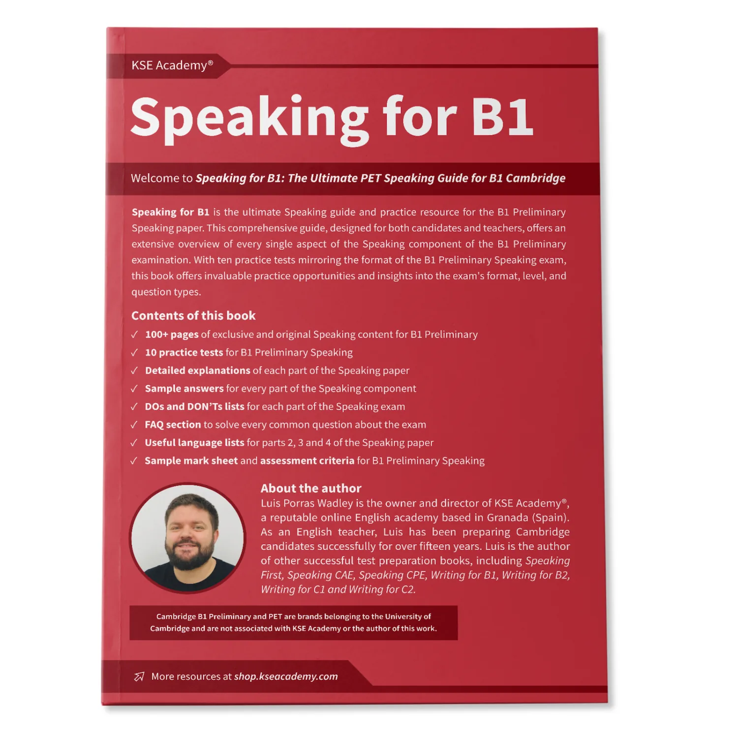 Speaking B1: The Ultimate PET Speaking Guide for B1 Cambridge: imagen 2