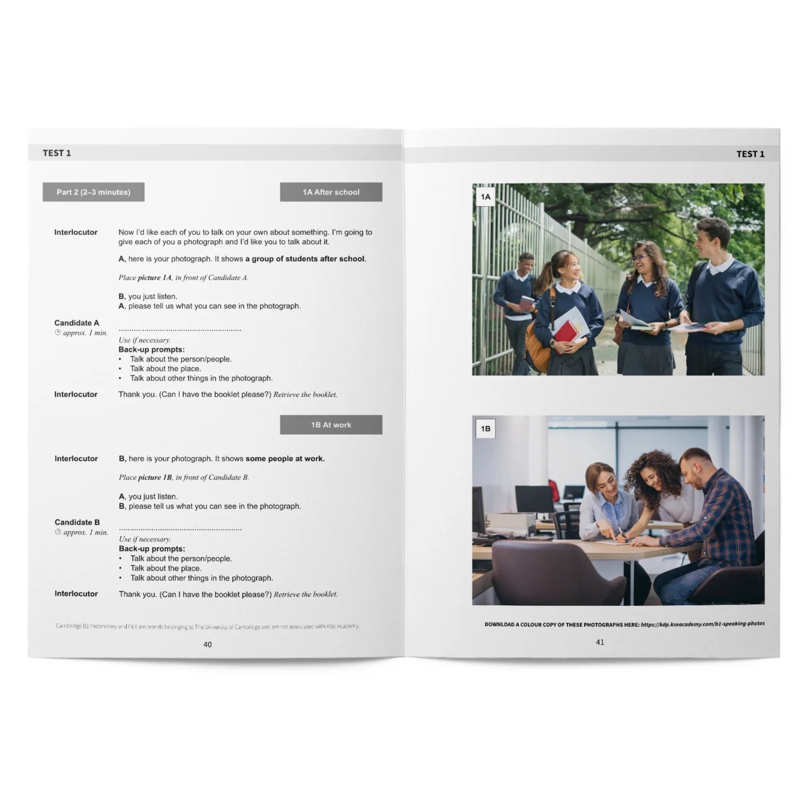 Speaking B1: The Ultimate PET Speaking Guide for B1 Cambridge: imagen 3