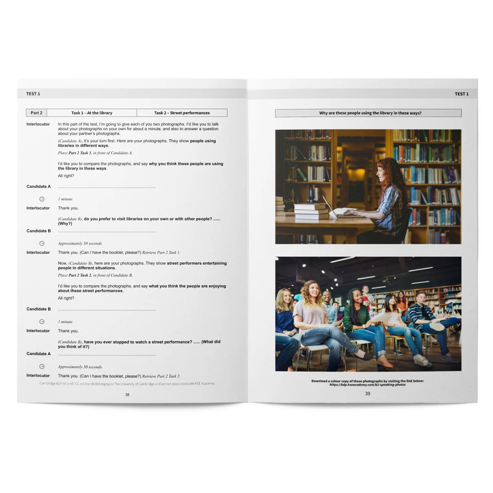 Speaking B2: The Ultimate FCE Speaking Guide for B2 Cambridge & 10 Practice Tests: imagen 4
