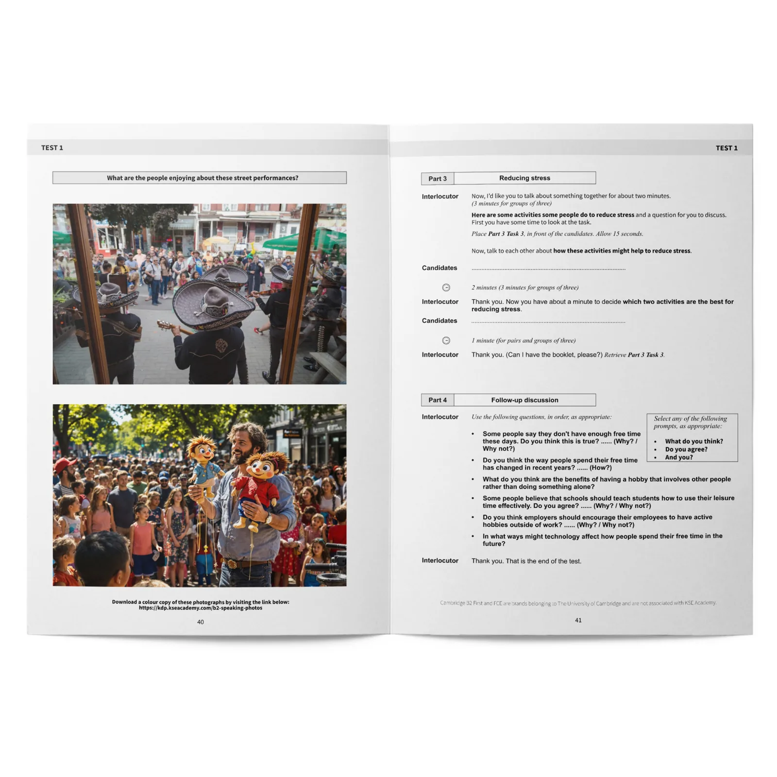 Speaking B2: The Ultimate FCE Speaking Guide for B2 Cambridge & 10 Practice Tests: imagen 5
