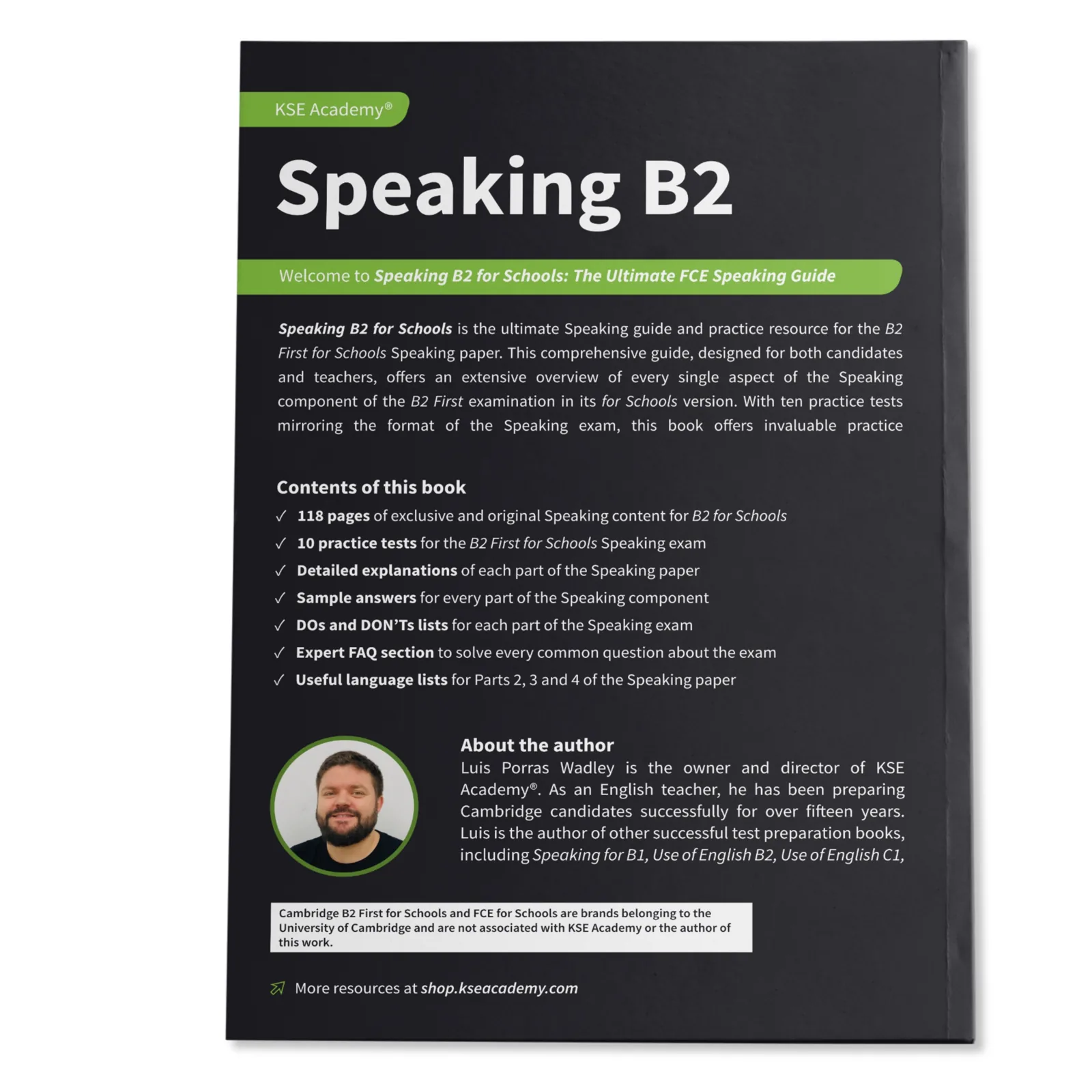 Speaking B2 for Schools: The Ultimate FCE for Schools Speaking Guide & 10 Practice Tests: imagen 2