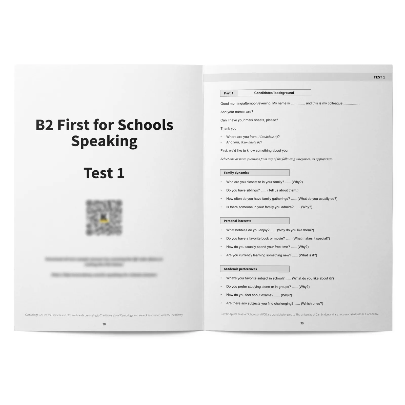 Speaking B2 for Schools: The Ultimate FCE for Schools Speaking Guide & 10 Practice Tests: imagen 3