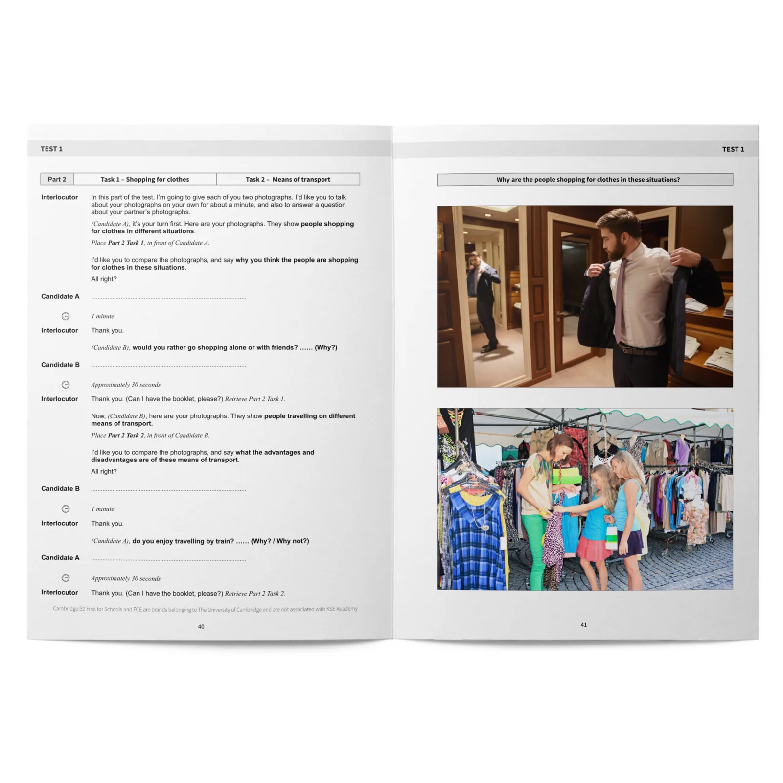 Speaking B2 for Schools: The Ultimate FCE for Schools Speaking Guide & 10 Practice Tests: imagen 4