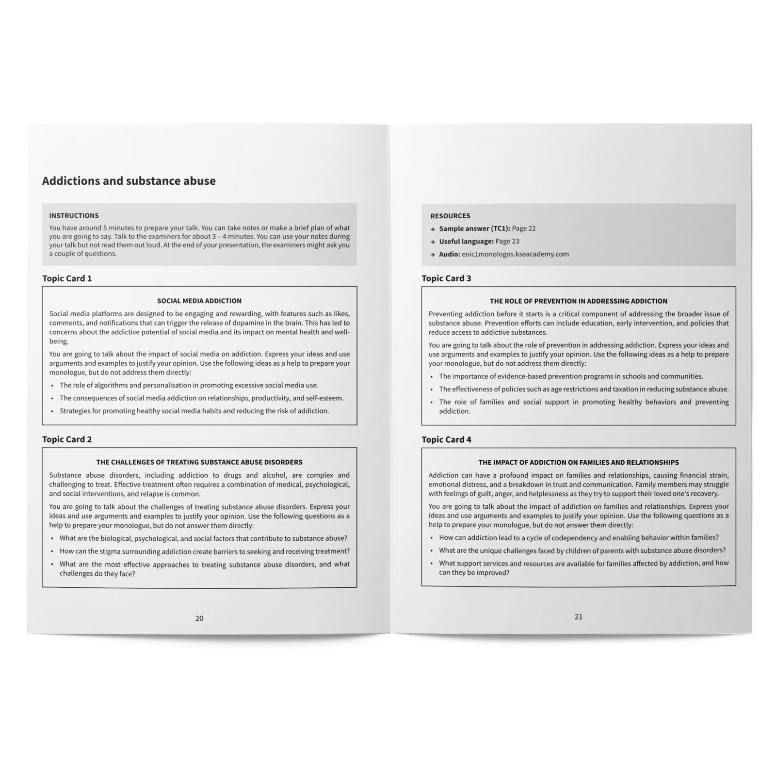 EOI C1 Monólogos: Guía para el Speaking del C1 de la Escuela Oficial de Idiomas: imagen 7