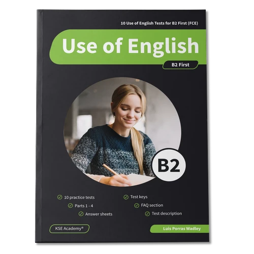 Libro Use of English B2 First, de KSE Academy