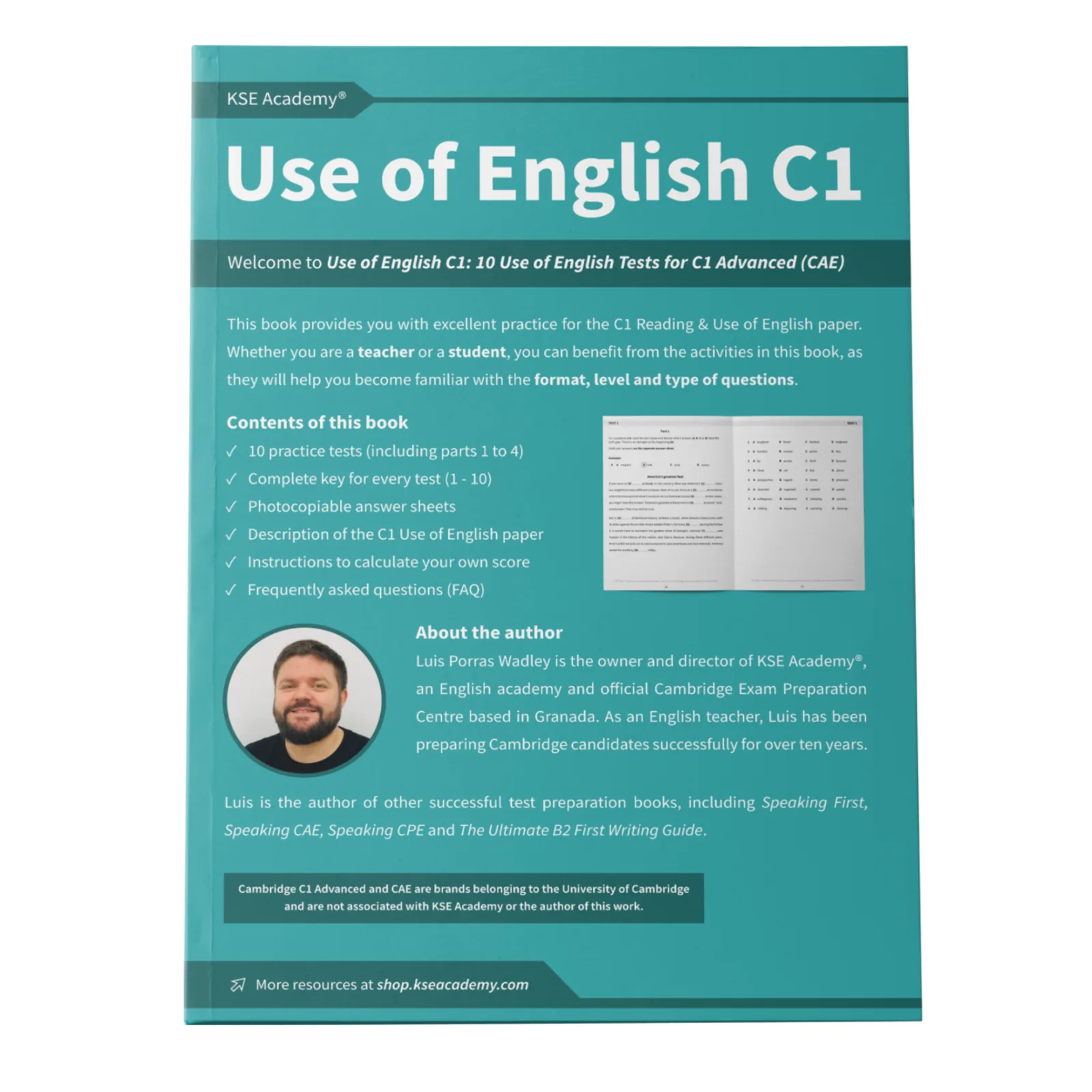 Use of English C1: 10 Use of English Tests for C1 Advanced (CAE): imagen 2