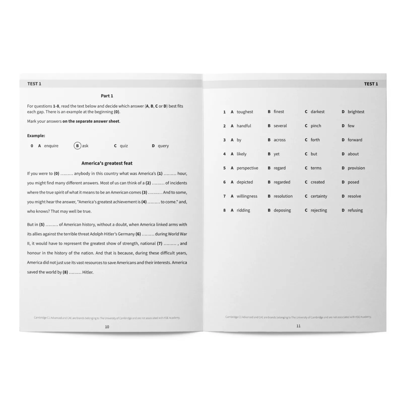 Use of English C1: 10 Use of English Tests for C1 Advanced (CAE): imagen 3