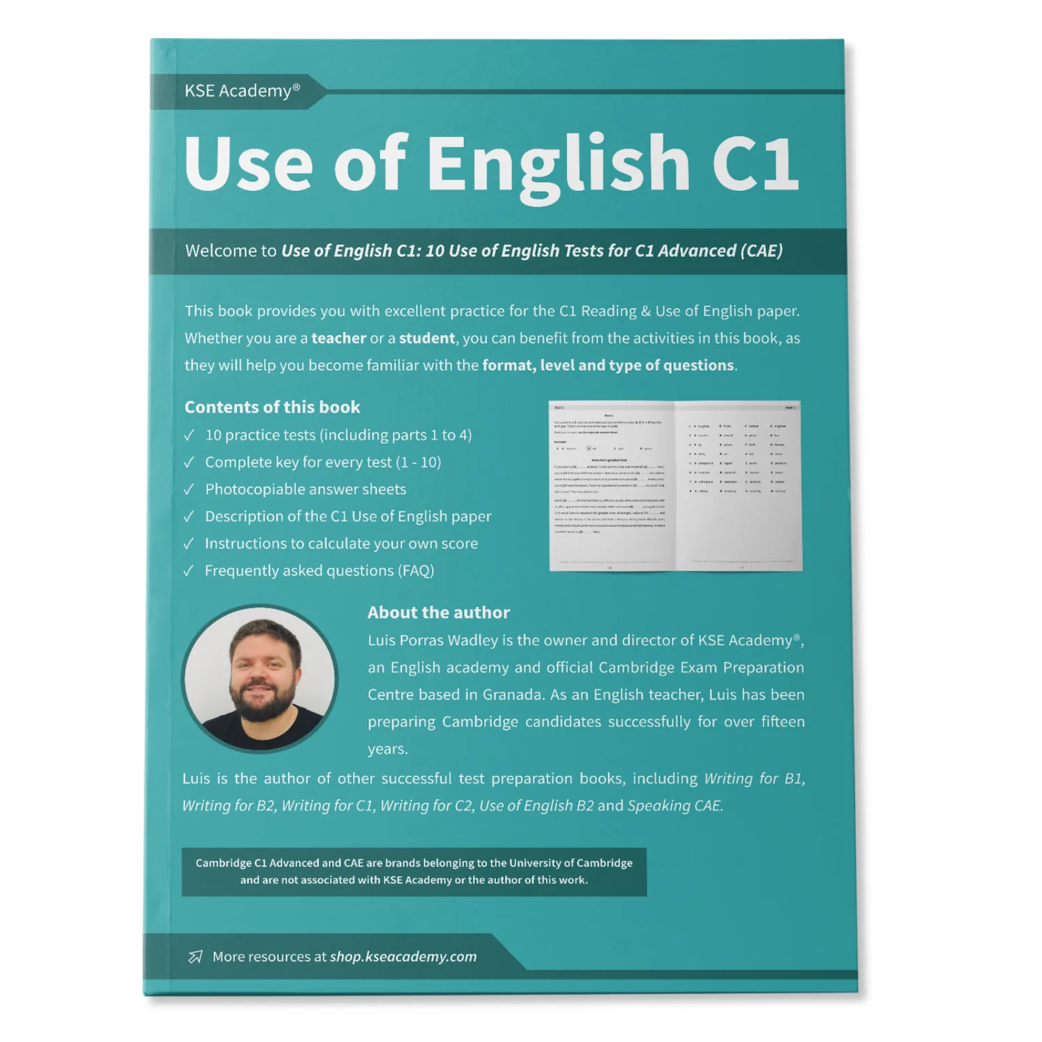 Use of English C1: 10 Use of English Tests for C1 Advanced (CAE) - Vol. 2: imagen 2