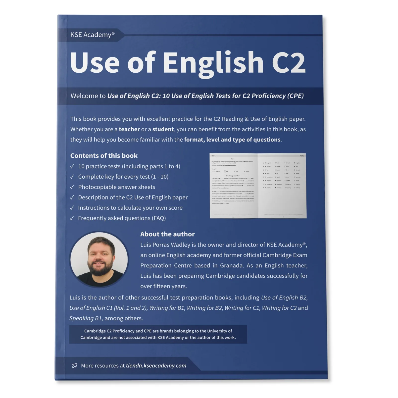 Use of English C2: 10 Use of English Tests for C2 Proficiency (CPE): imagen 2