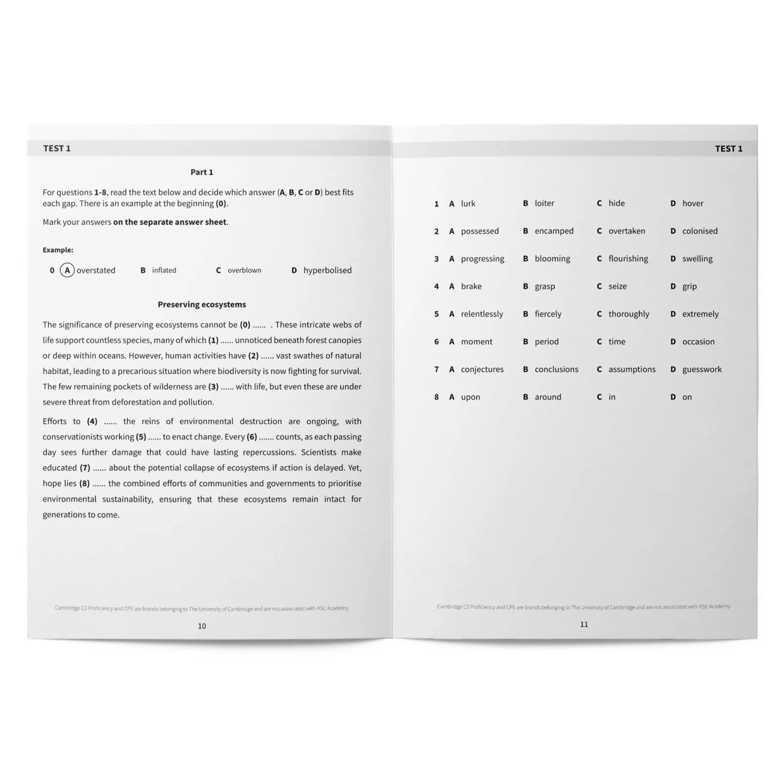 Use of English C2: 10 Use of English Tests for C2 Proficiency (CPE): imagen 5