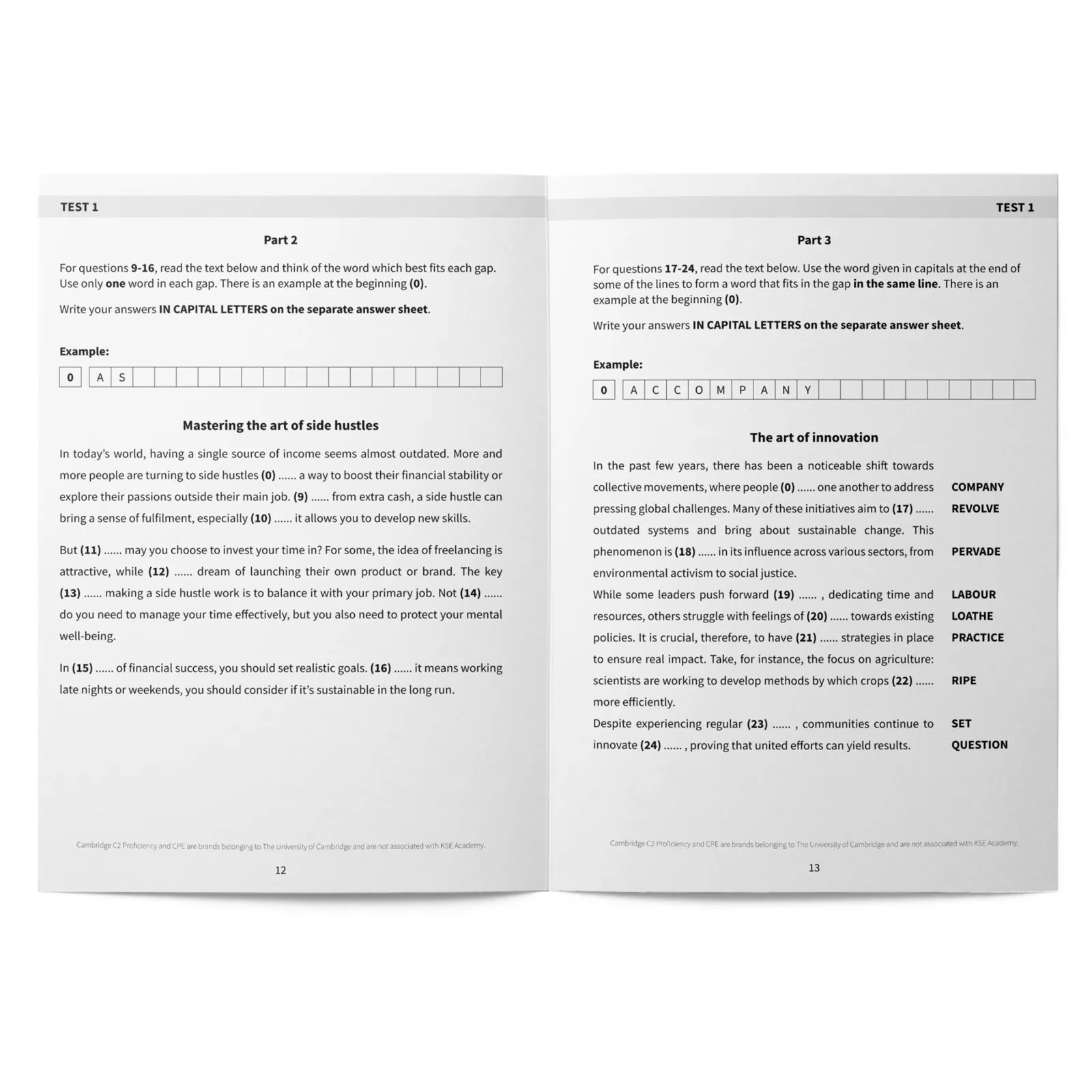 Use of English C2: 10 Use of English Tests for C2 Proficiency (CPE): imagen 6