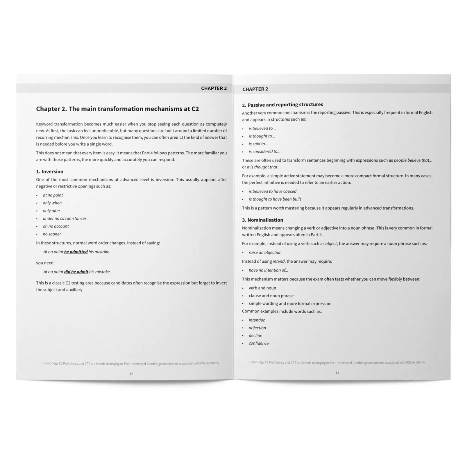Use of English C2 Part 4: 120 Key Word Transformation Exercises: imagen 4