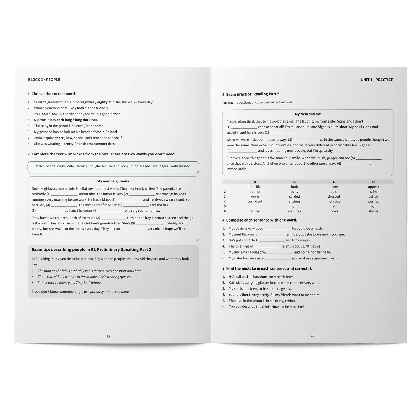 Vocabulary for B1: The Complete B1 Vocabulary Exercise Book: páginas interiores (1)