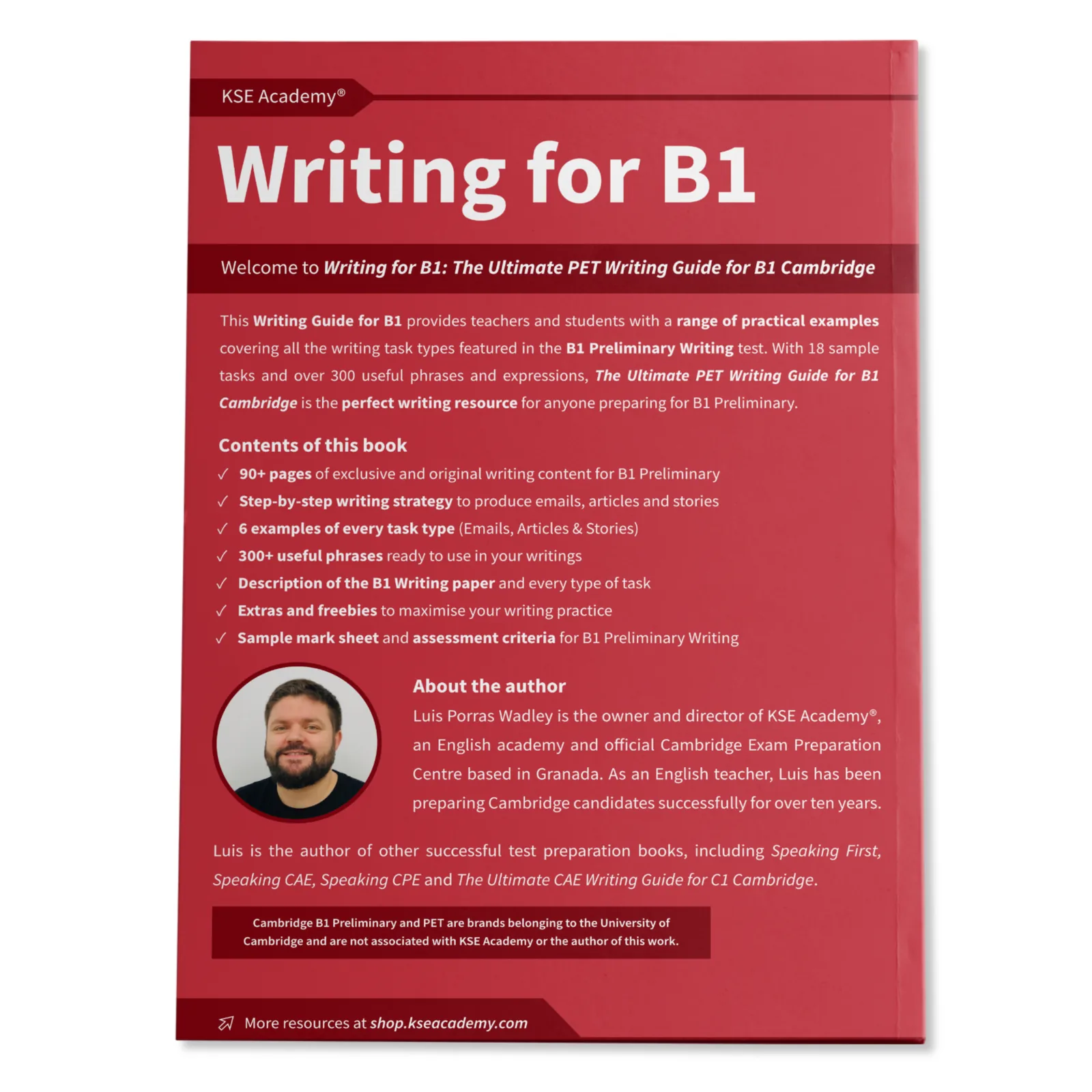 Writing B1: The Ultimate PET Writing Guide for B1 Cambridge: imagen 2