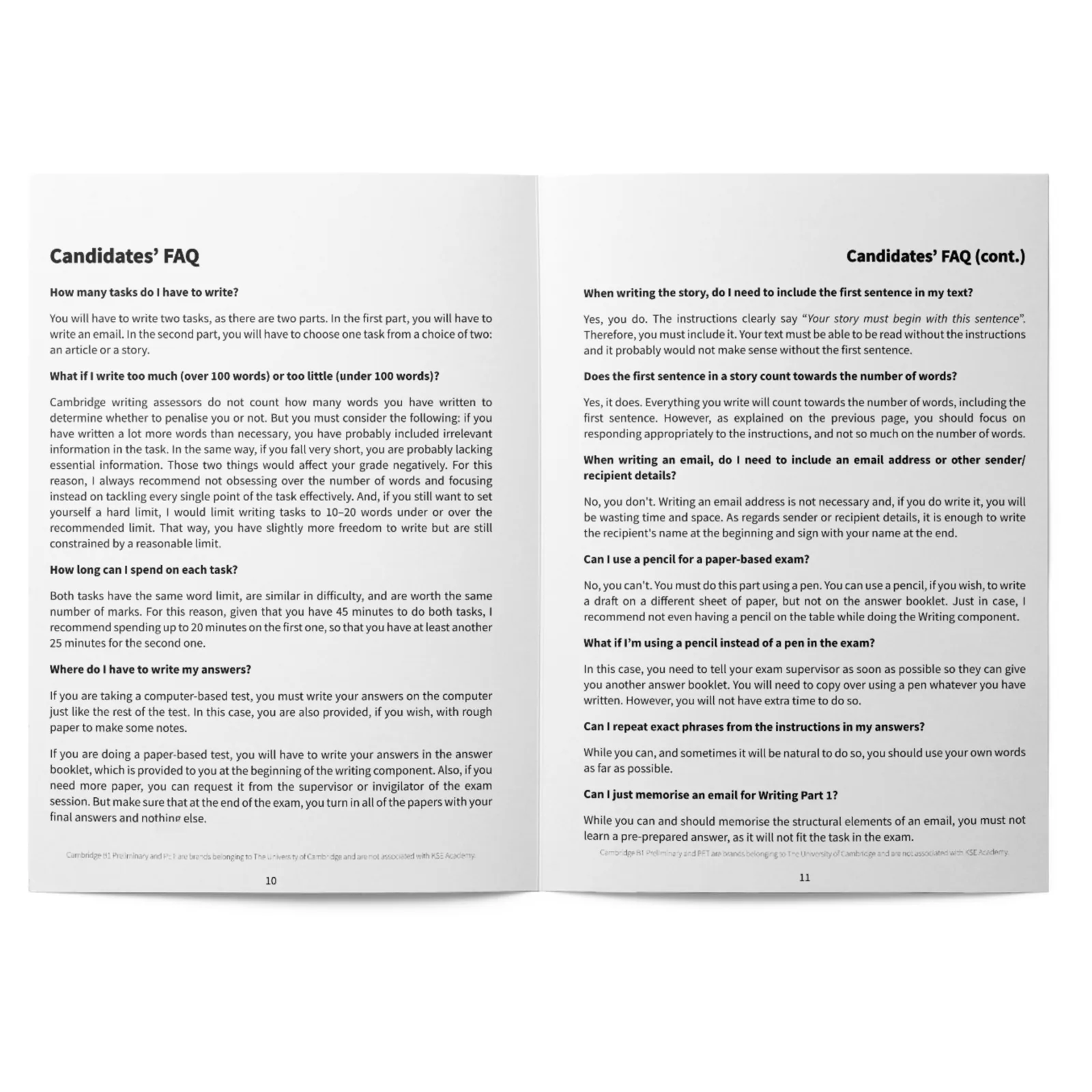 Writing B1: The Ultimate PET Writing Guide for B1 Cambridge: imagen 4