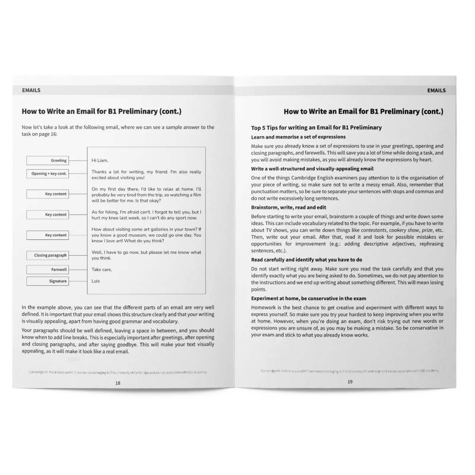 Writing B1: The Ultimate PET Writing Guide for B1 Cambridge: imagen 5