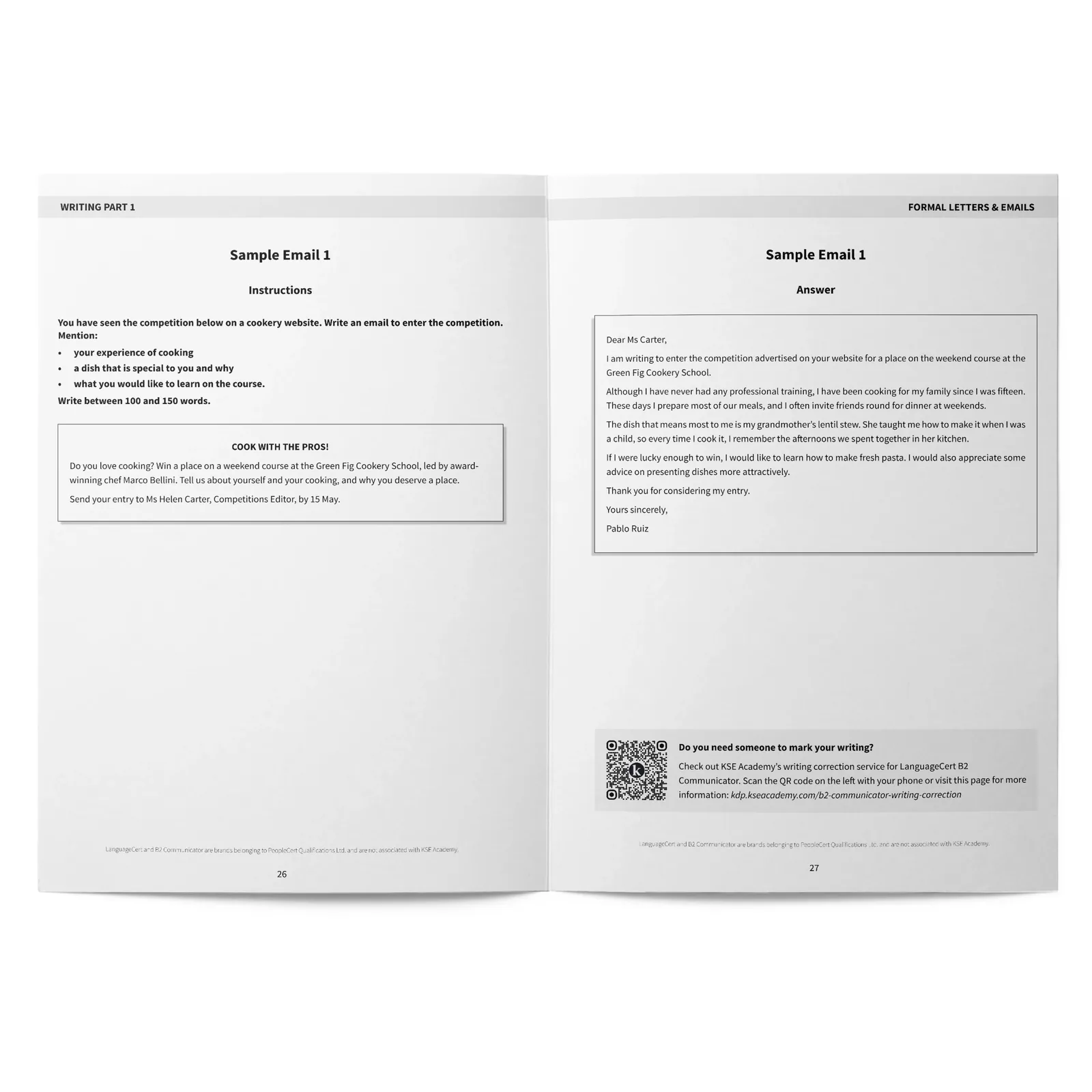 Writing B2: The Ultimate Writing Guide for LanguageCert B2 Communicator: páginas interiores (1)