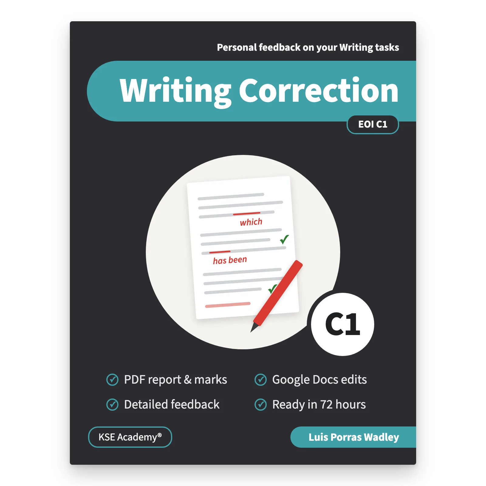 EOI C1 Writing Correction by KSE Academy