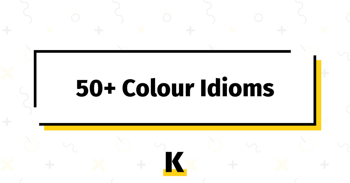 colour idioms ingles