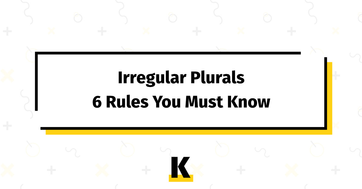 Irregular Plurals In English